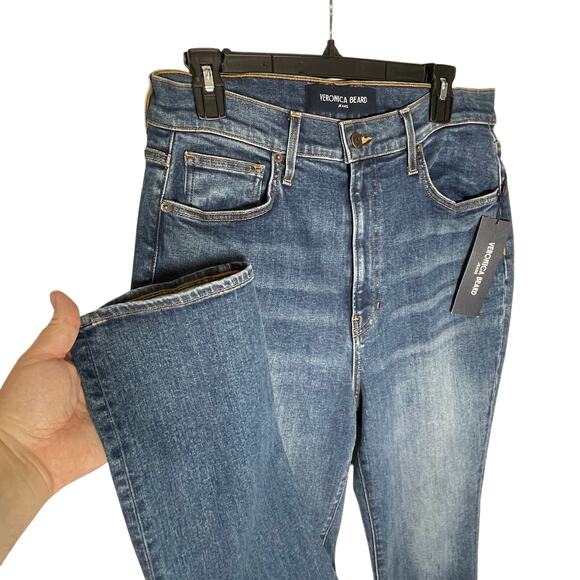 NWT VERONICA BEARD Women’s Ryleigh Ankle High Rise Slim Jean size 32 - Picture 7 of 9